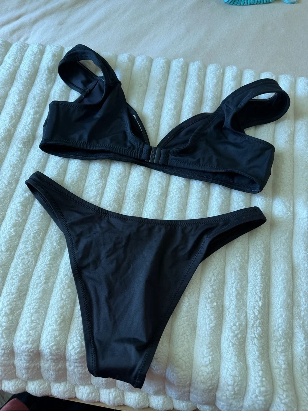 NWOT SKIMS Black Two-Piece Bikini Set